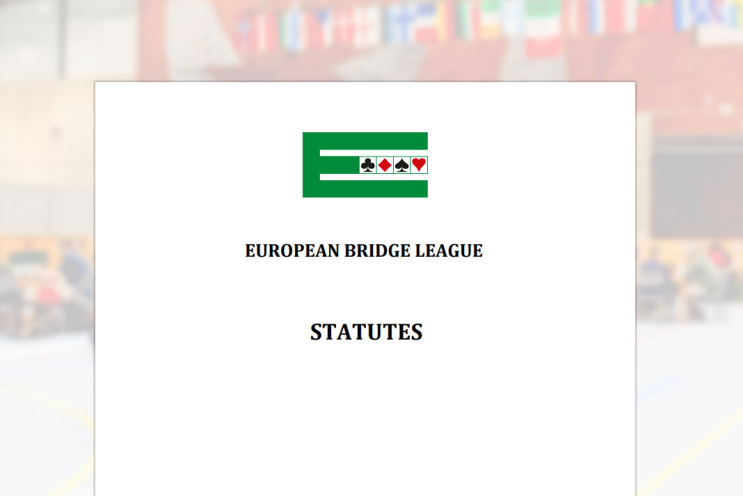EBL Statutes European Bridge League