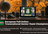 European Fall Online Transnational Senior Championship: Semi Finals completed!